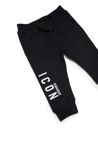 Pantalones deportivos de felpa con logotipo Icon