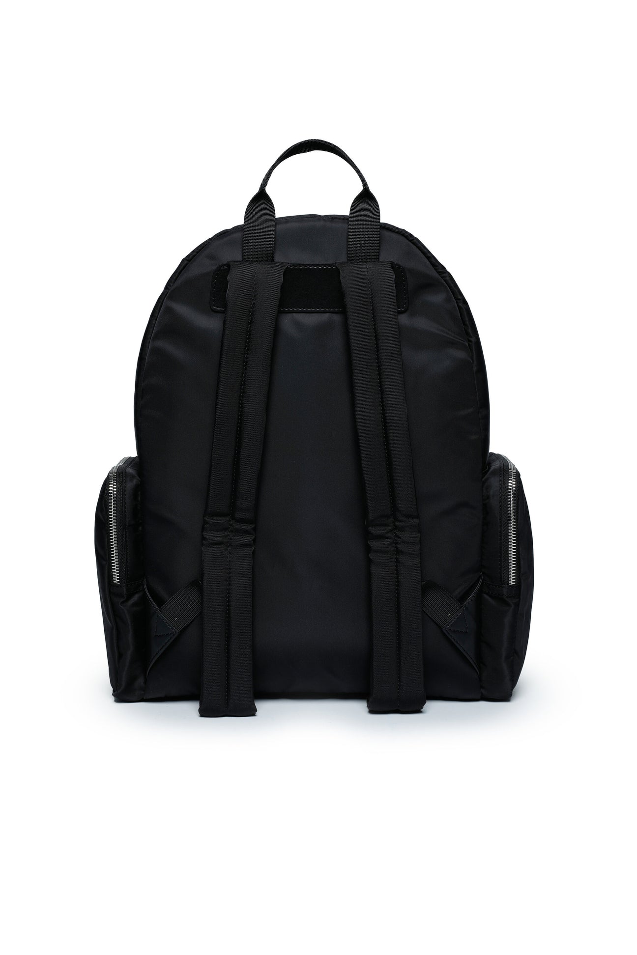 Backpack with side pockets and mirrored logo Backpack with side pockets and mirrored logo