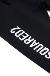 Pantalones deportivos de felpa de algodón ecológico con logotipo
