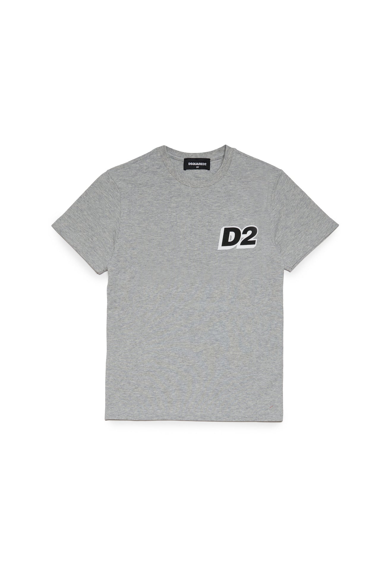 Camiseta loungewear de jersey mélange con logotipo D2 