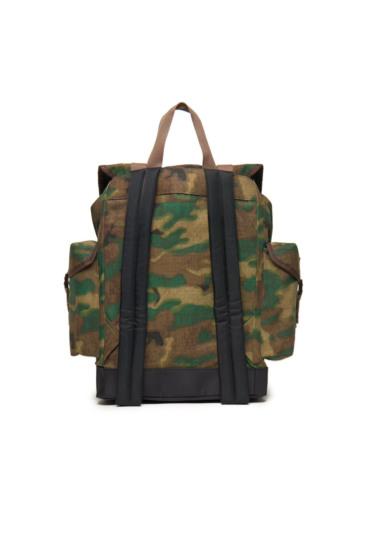 Camouflage allover military backpack with patches Camouflage allover military backpack with patches