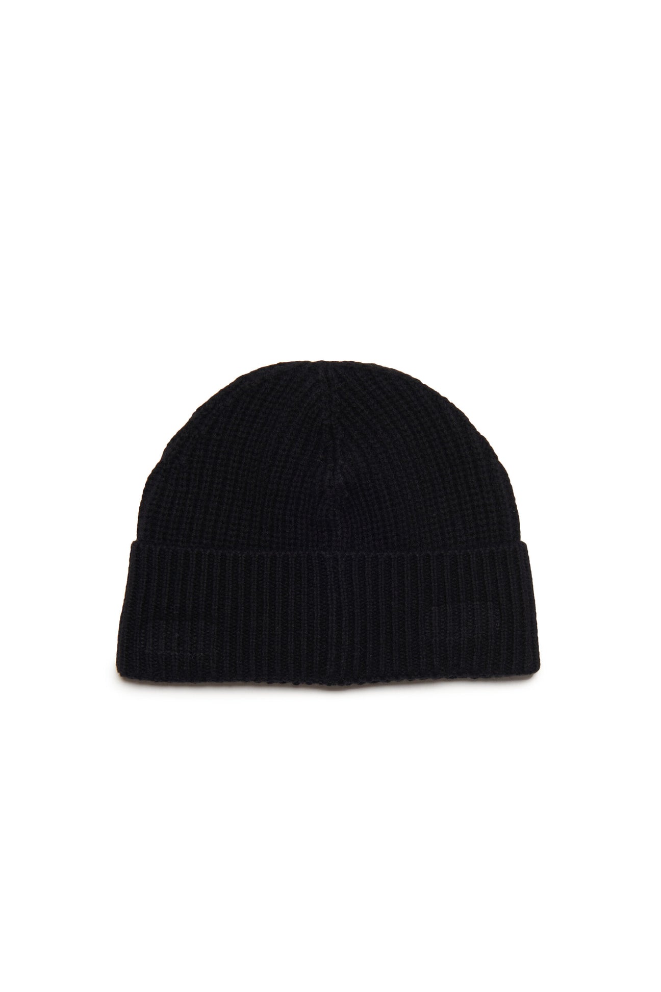 Wool-blend beanie with patch Wool-blend beanie with patch