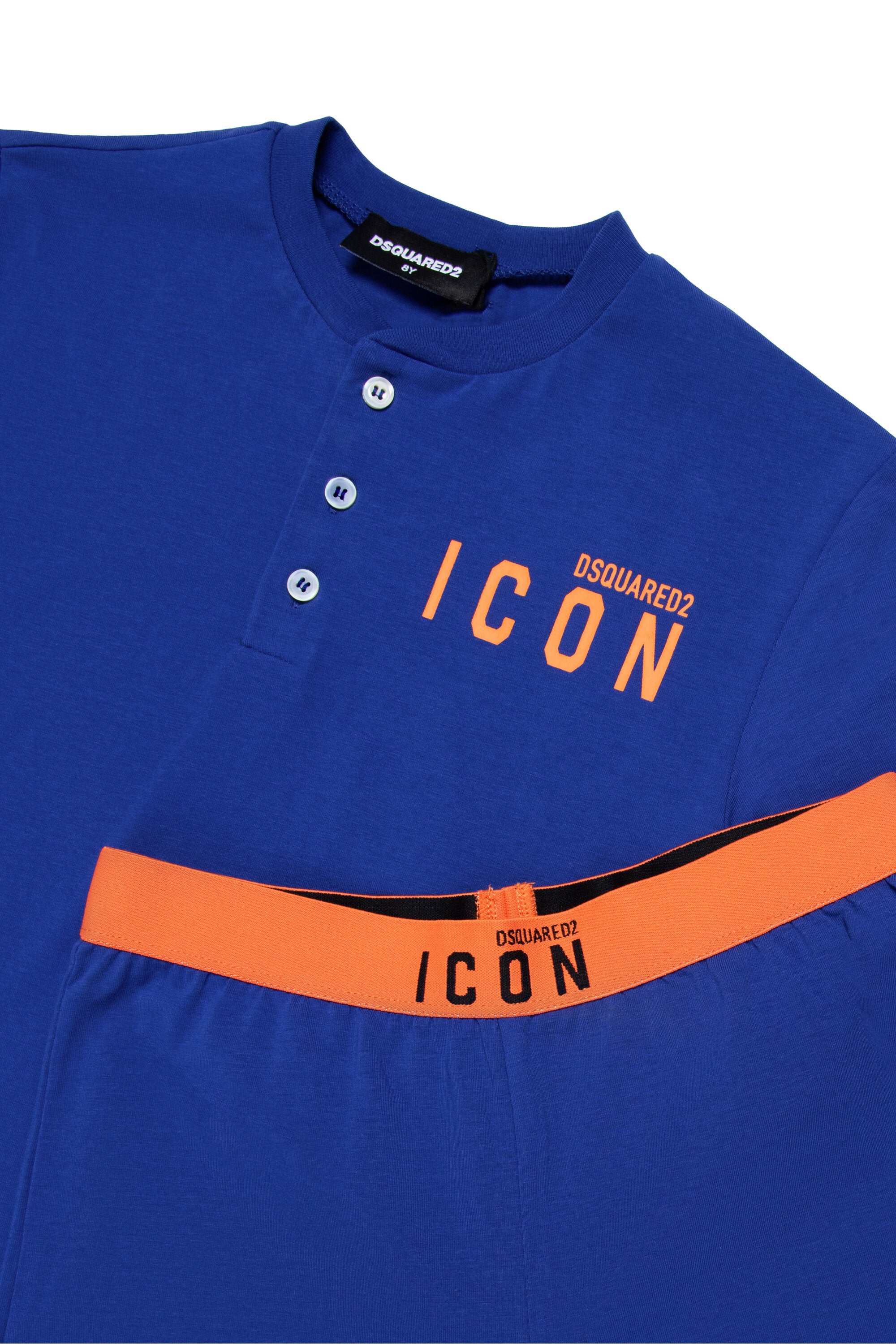Pijamas cortos de jersey con logotipo ICON