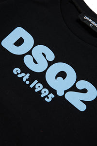 Camiseta con logotipo DSQ2 est.1995 y  volantes