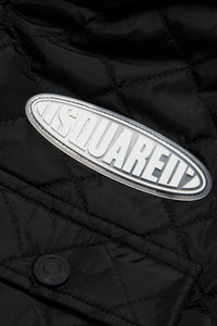 Cazadora acolchada sin mangas con parche del logotipo Surf