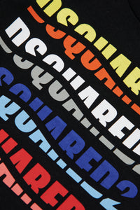 Camiseta con marca multicolor efecto Wave