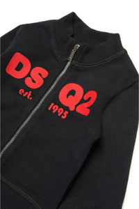 Sudadera con cremallera y logotipo DSQ2 est.1995