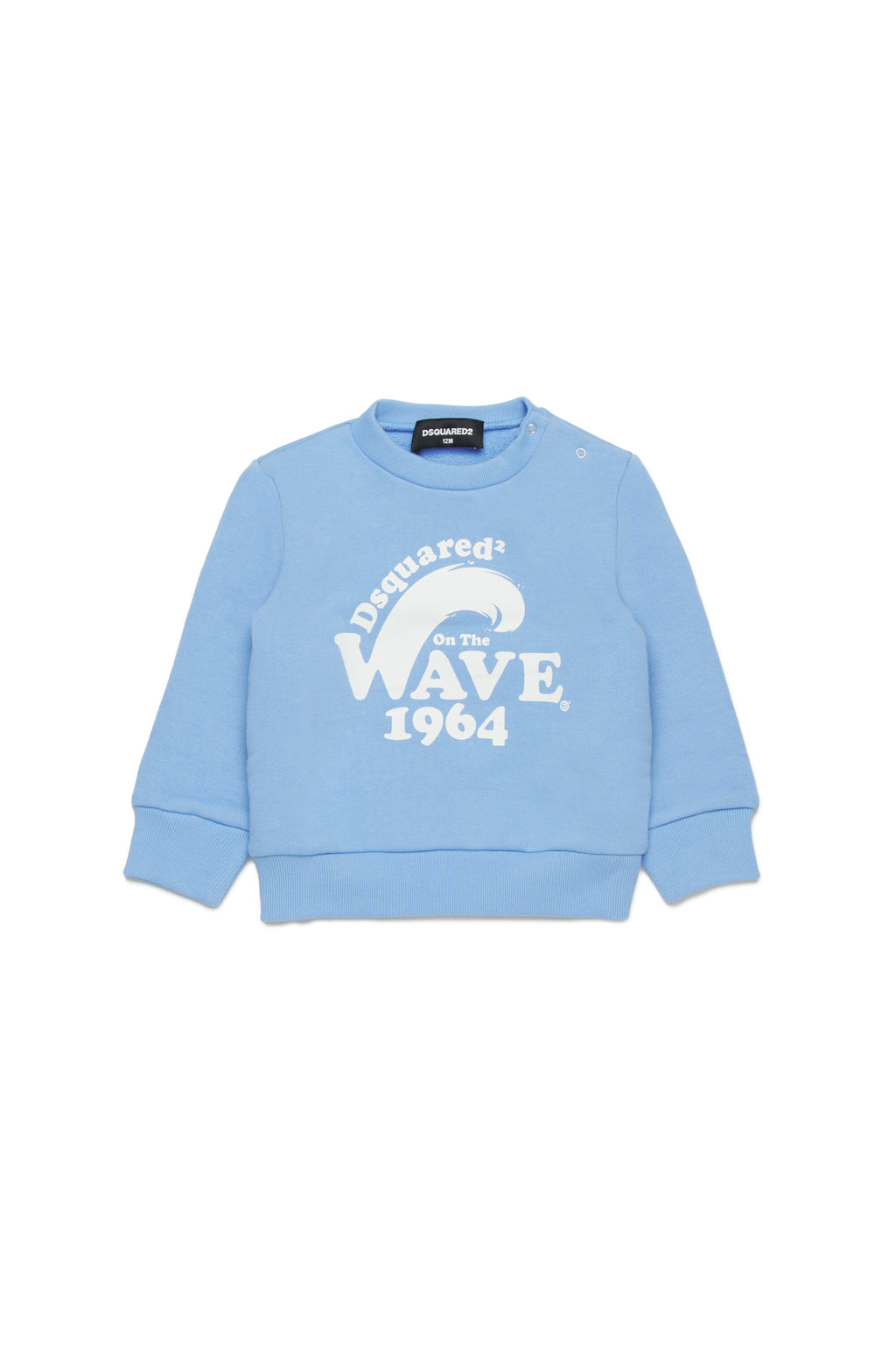 Crew-neck sweatshirt with Wave 1964 graphics