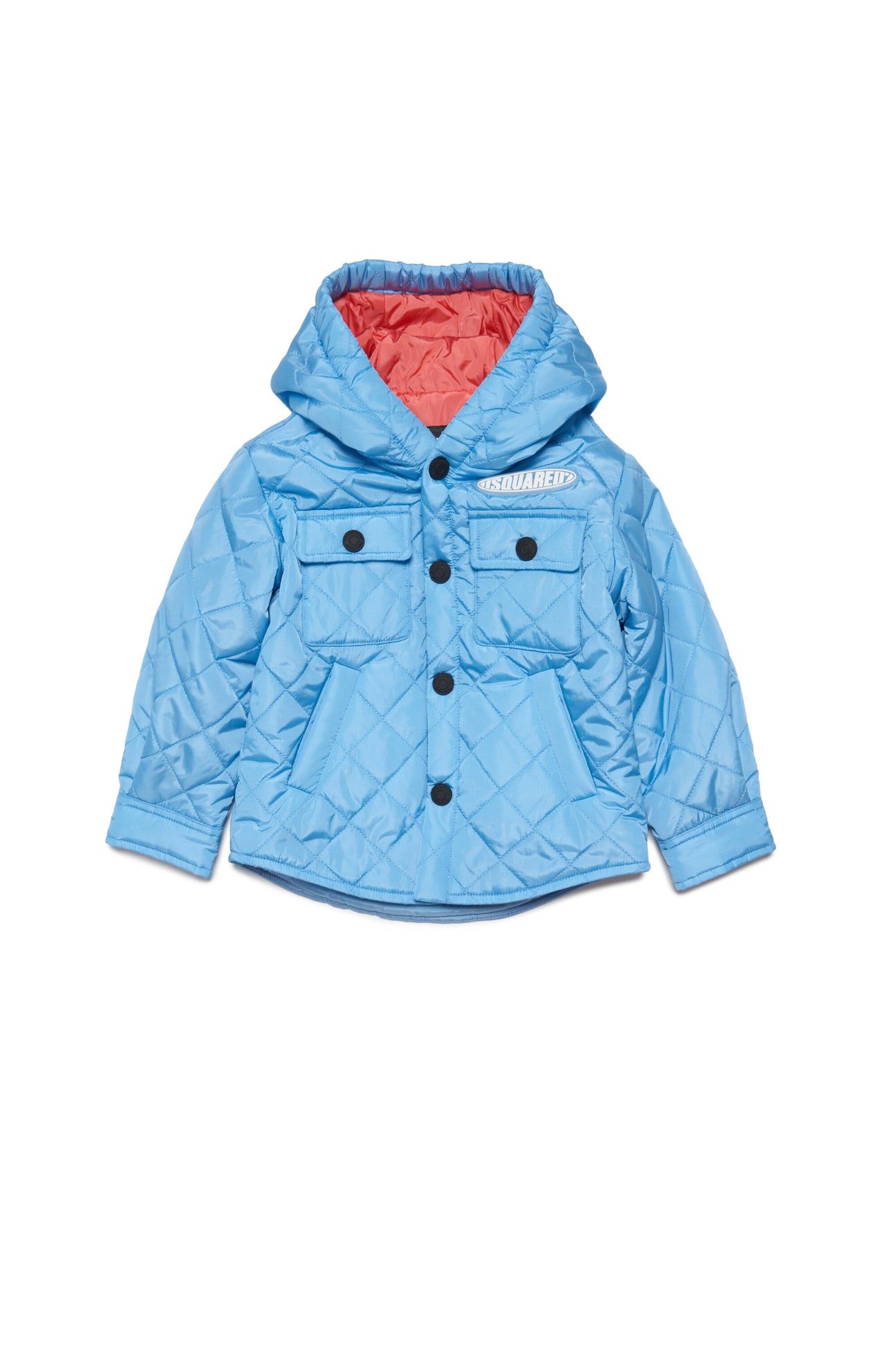 Lightweight padded jacket with surf logo patch 