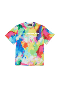 Camiseta allover multicolor