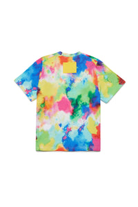 Camiseta allover multicolor