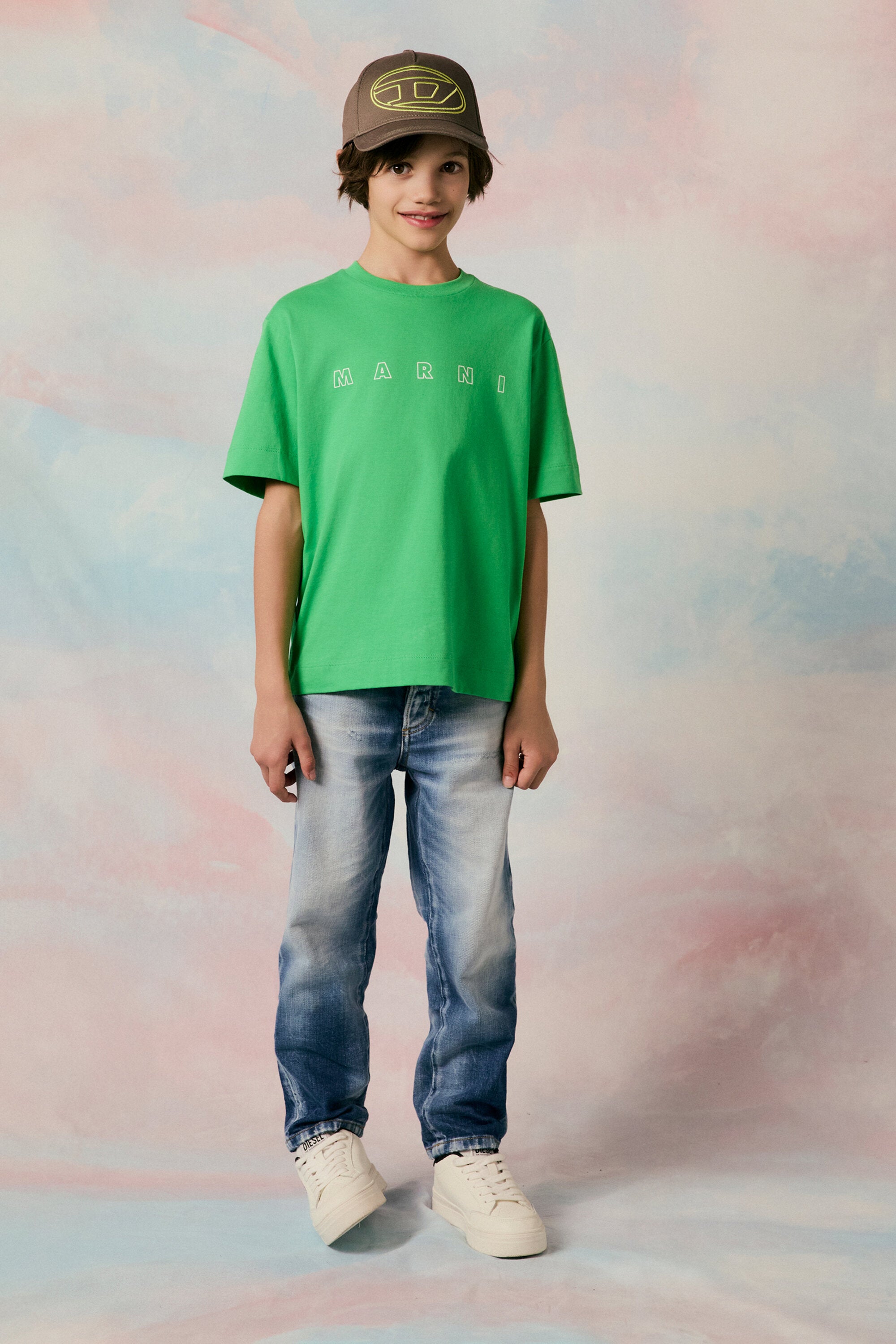 Vaqueros straight azul medio con rotos - Boss 10