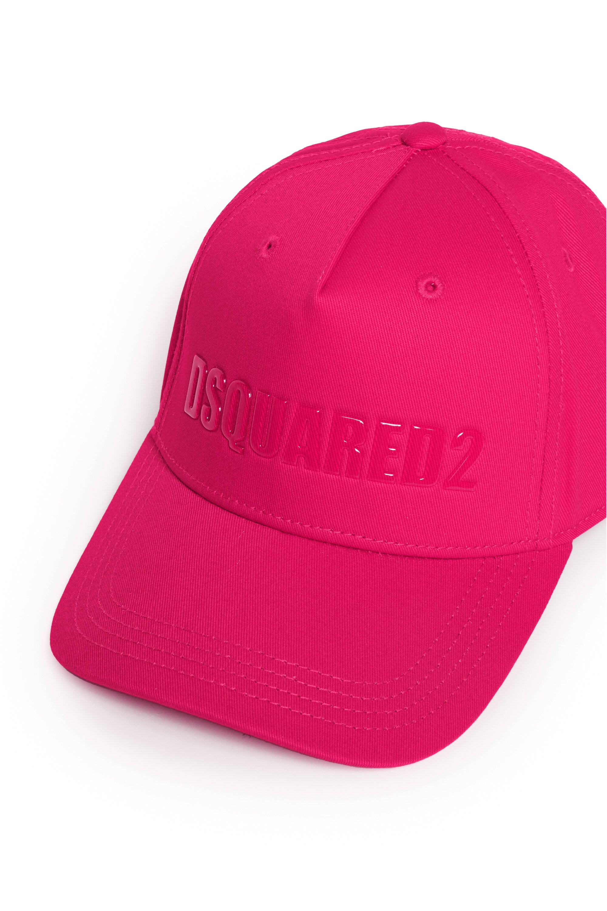 Branded gabardine baseball cap