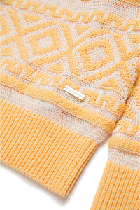 Jacquard knit pullover