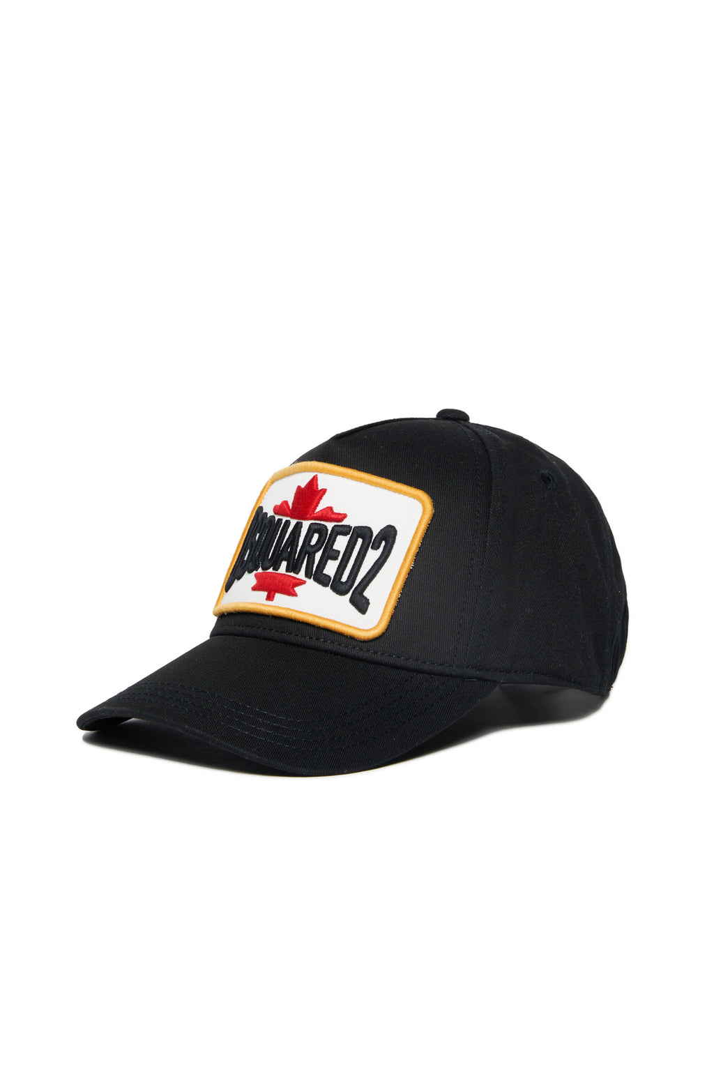 Baseball cap with leaf patch