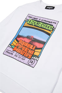 Sweatshirt with Hawaiian graphics