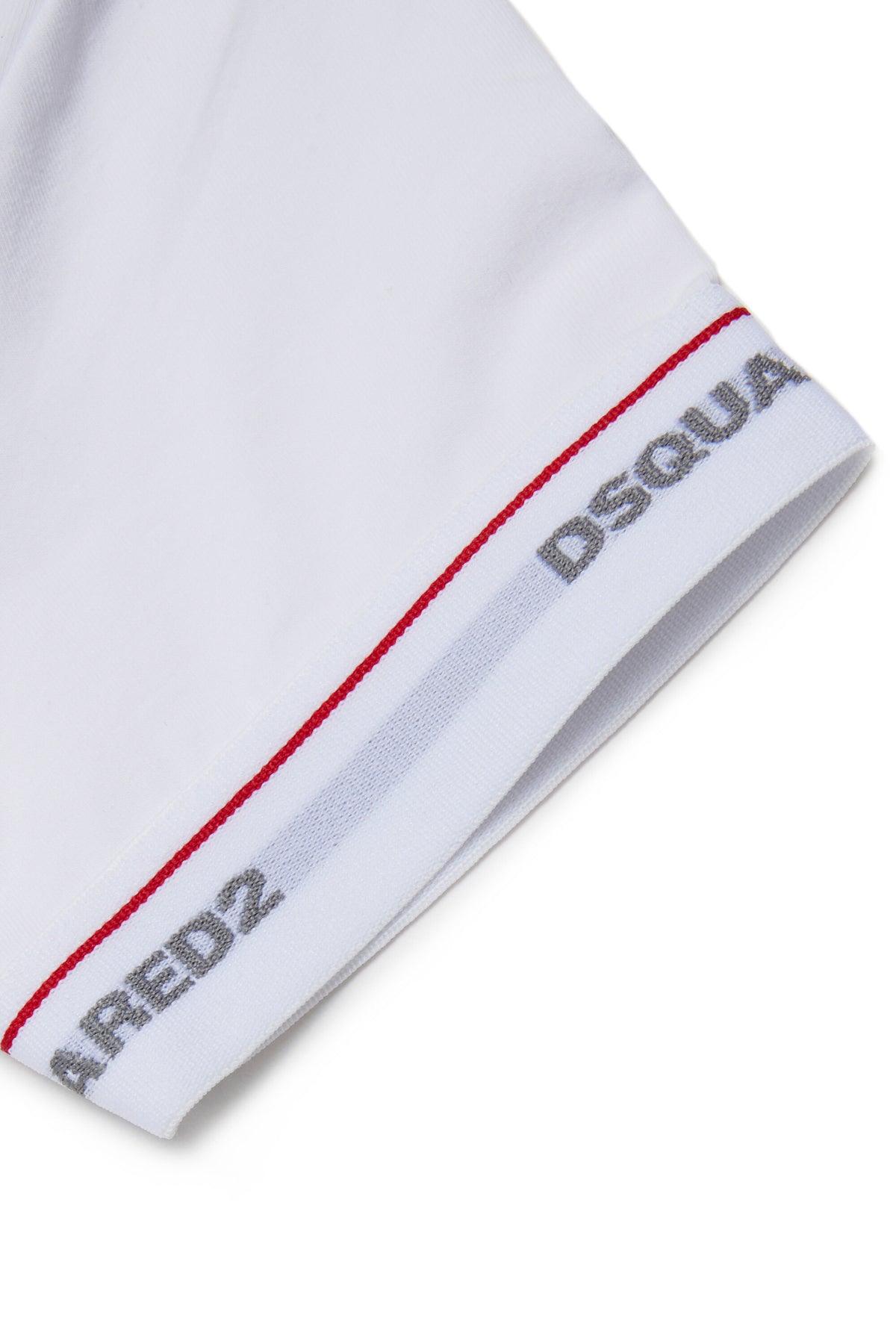 Camiseta con banda elástica y logotipo