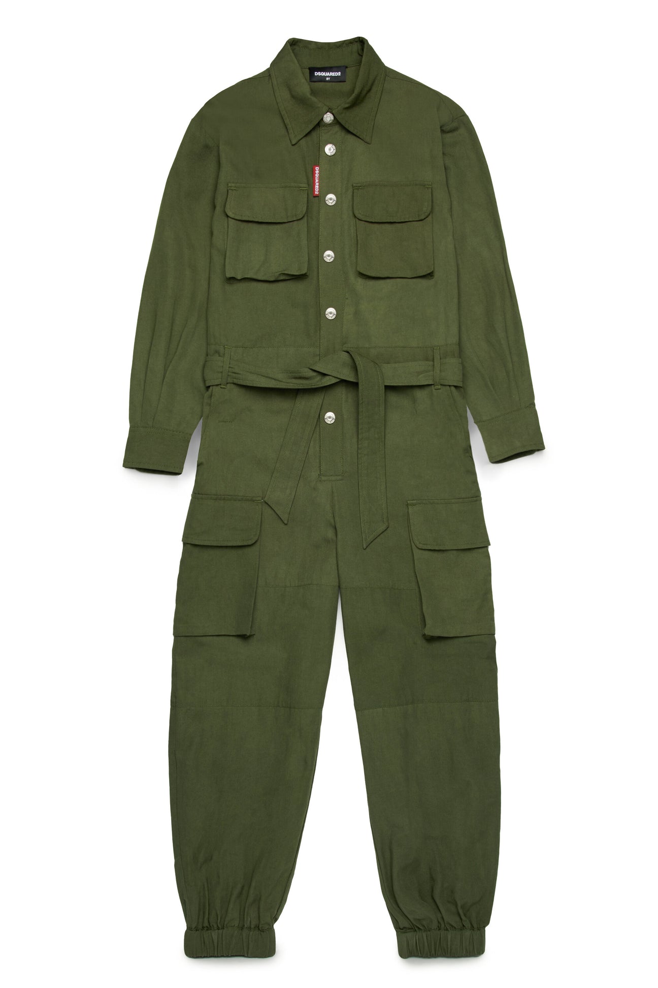 Twill jumpsuit with cargo pants Twill jumpsuit with cargo pants