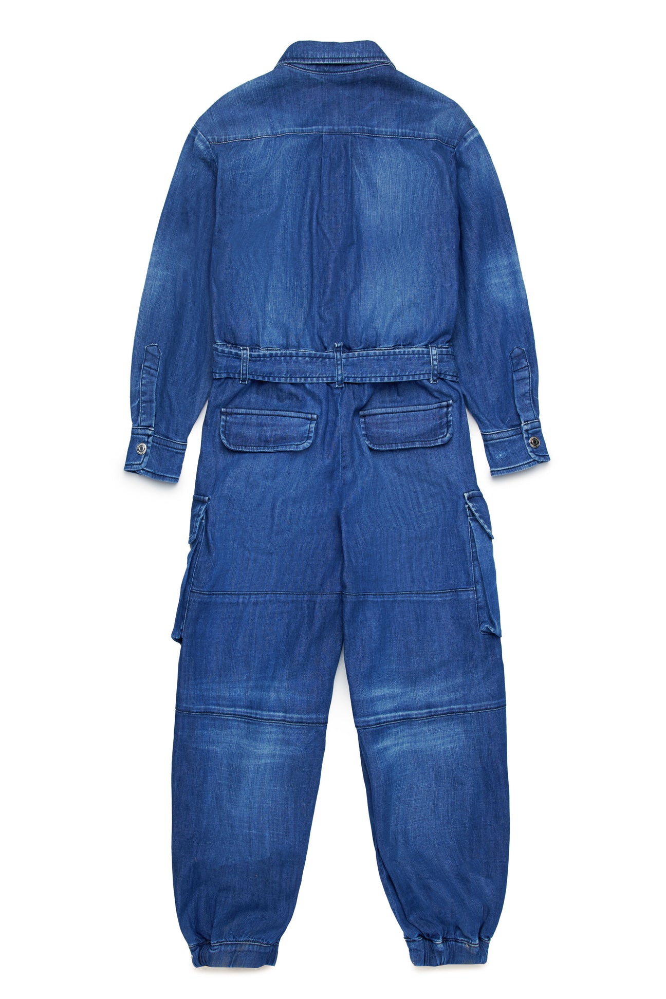 Denim jumpsuit with cargo pants Denim jumpsuit with cargo pants