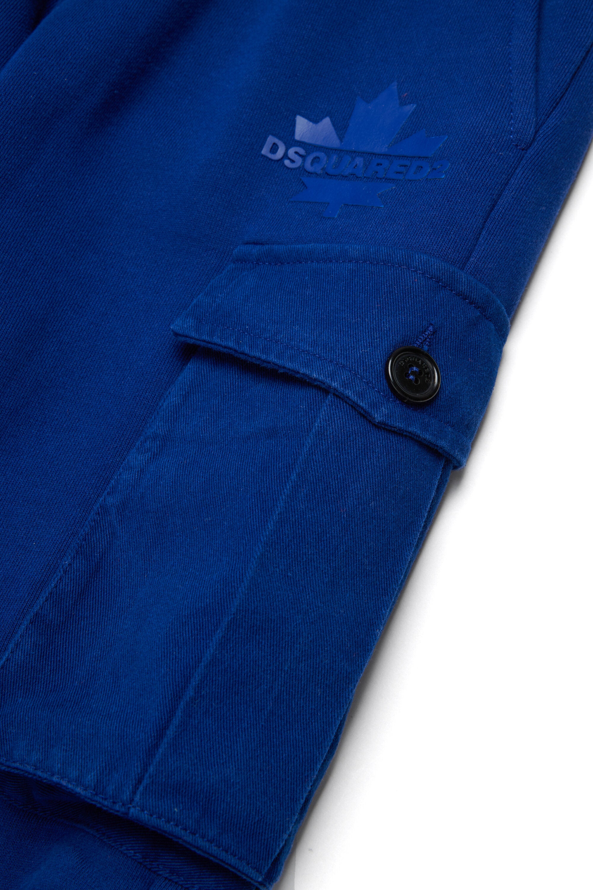 Fleece cargo pants with Maple Leaf