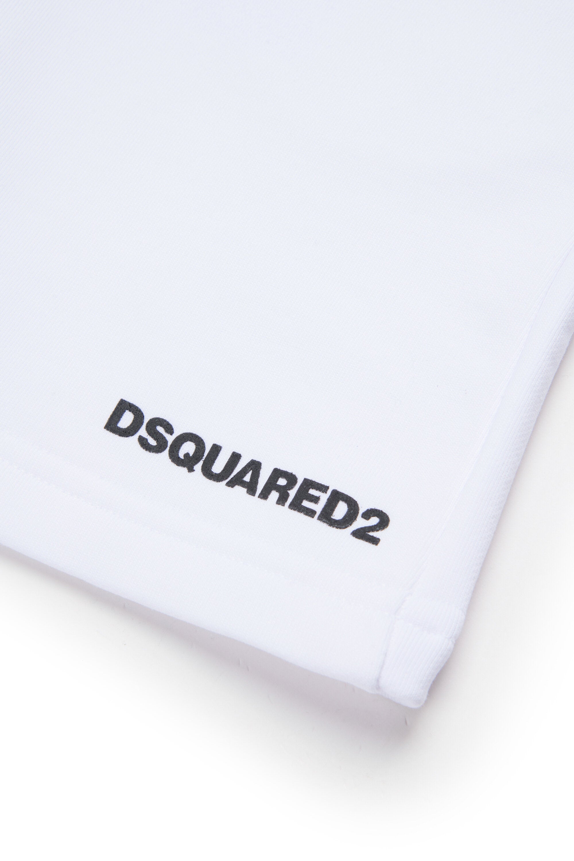 Pantalones cortos de felpa con marca