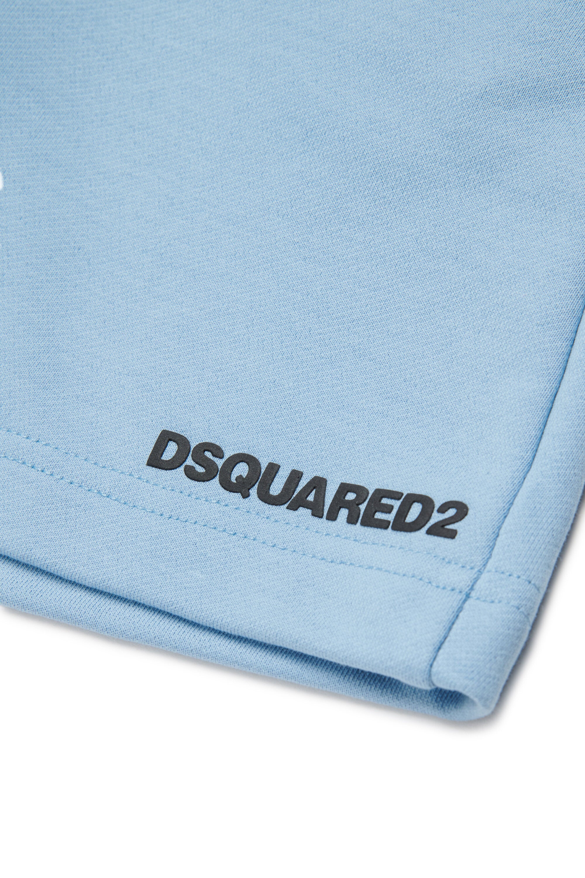 Branded fleece shorts