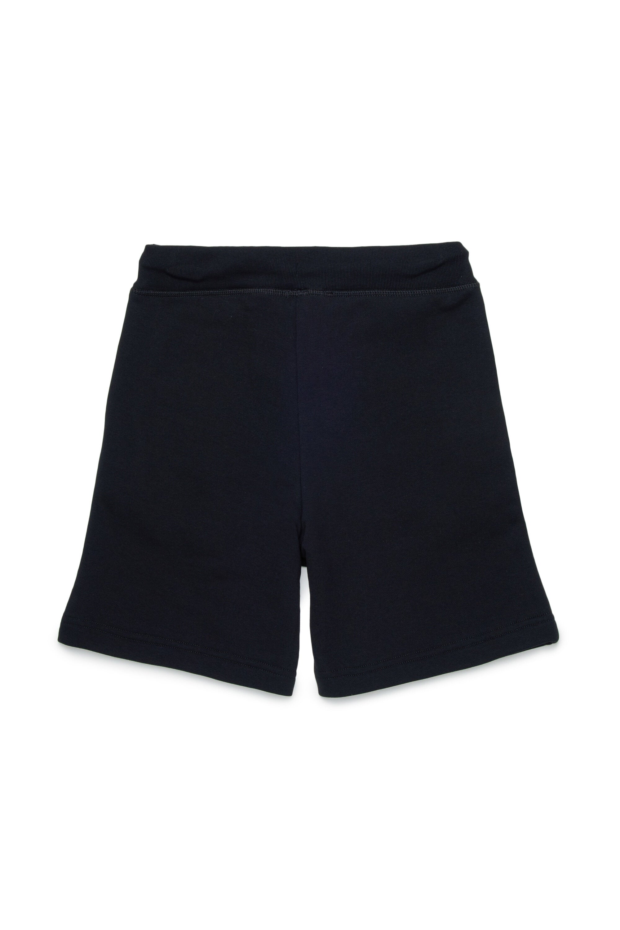 Pantalones cortos de felpa con marca