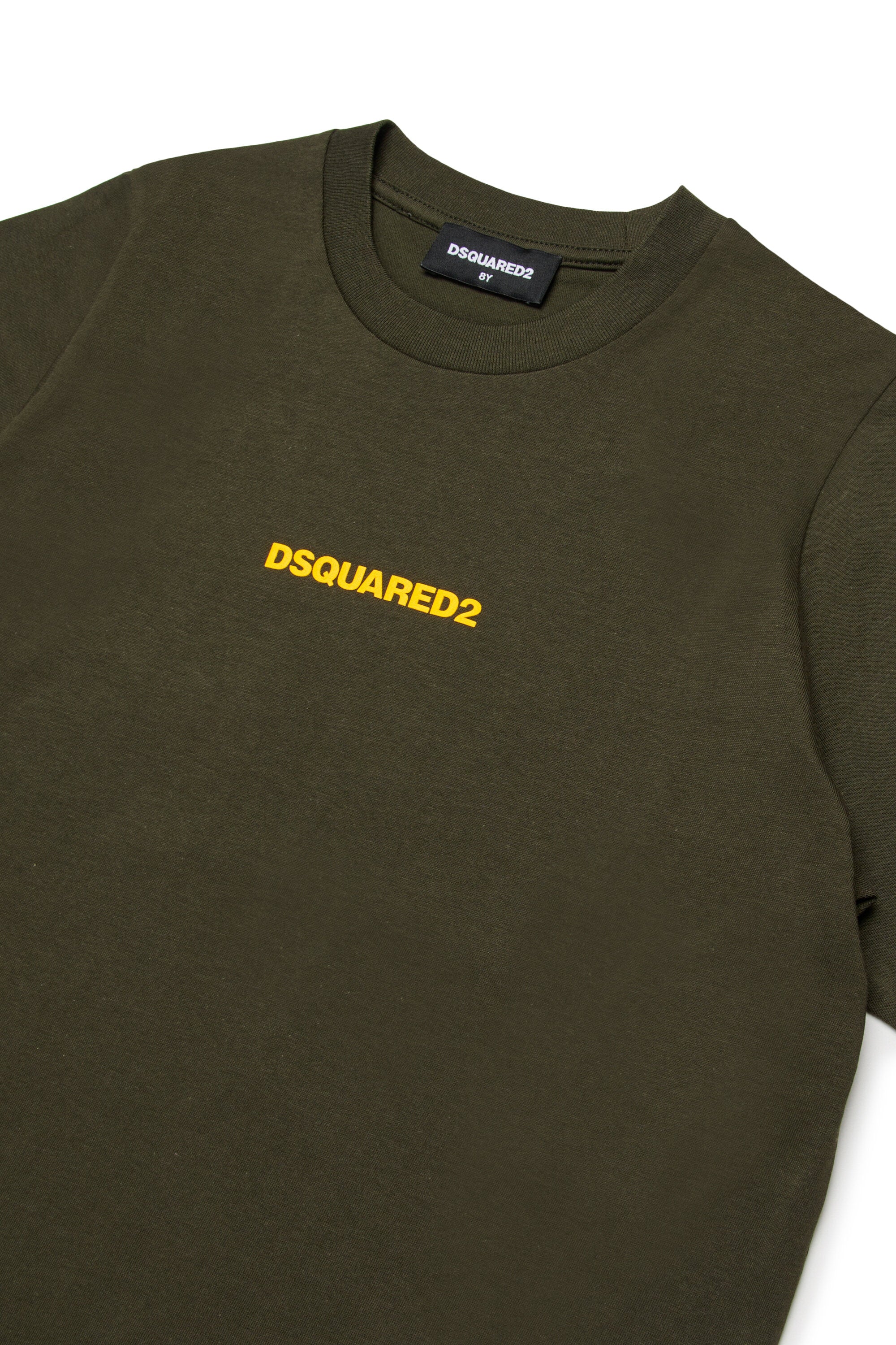 Camiseta con logotipo efecto goma