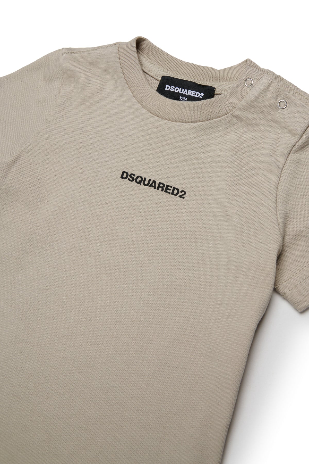 Camiseta de cuello redondo con logo