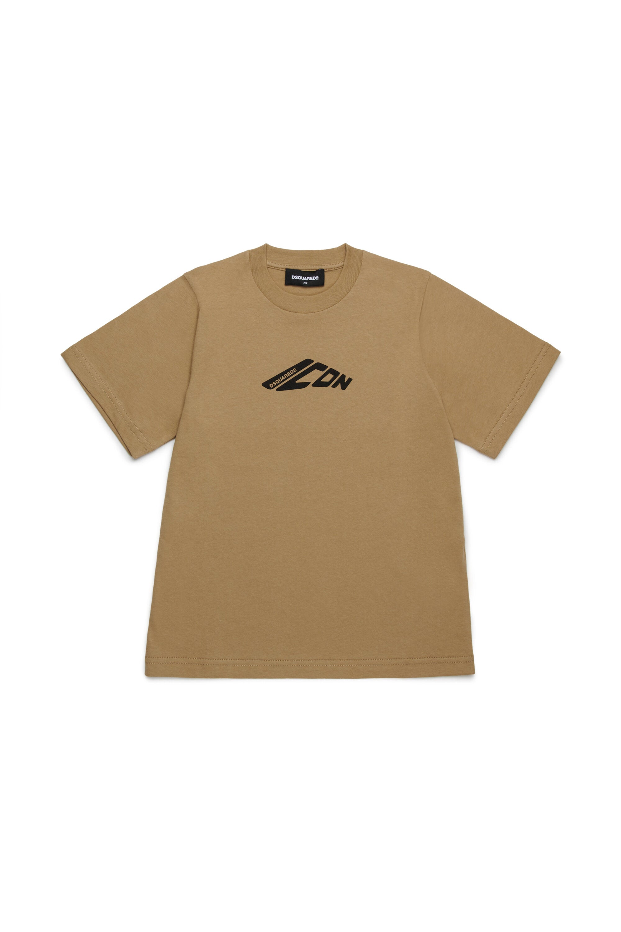 Camiseta con logotipo en contraste