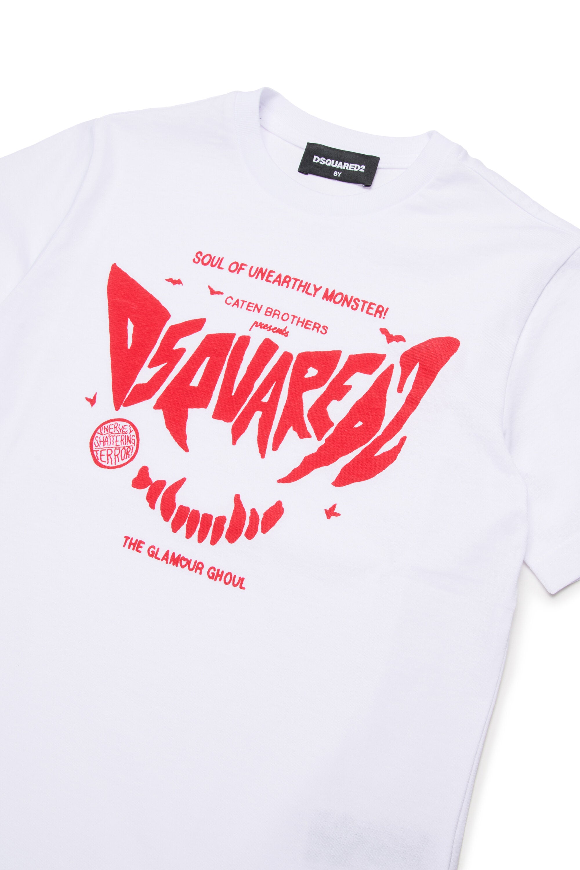 Camiseta de jersey con estampado de terror