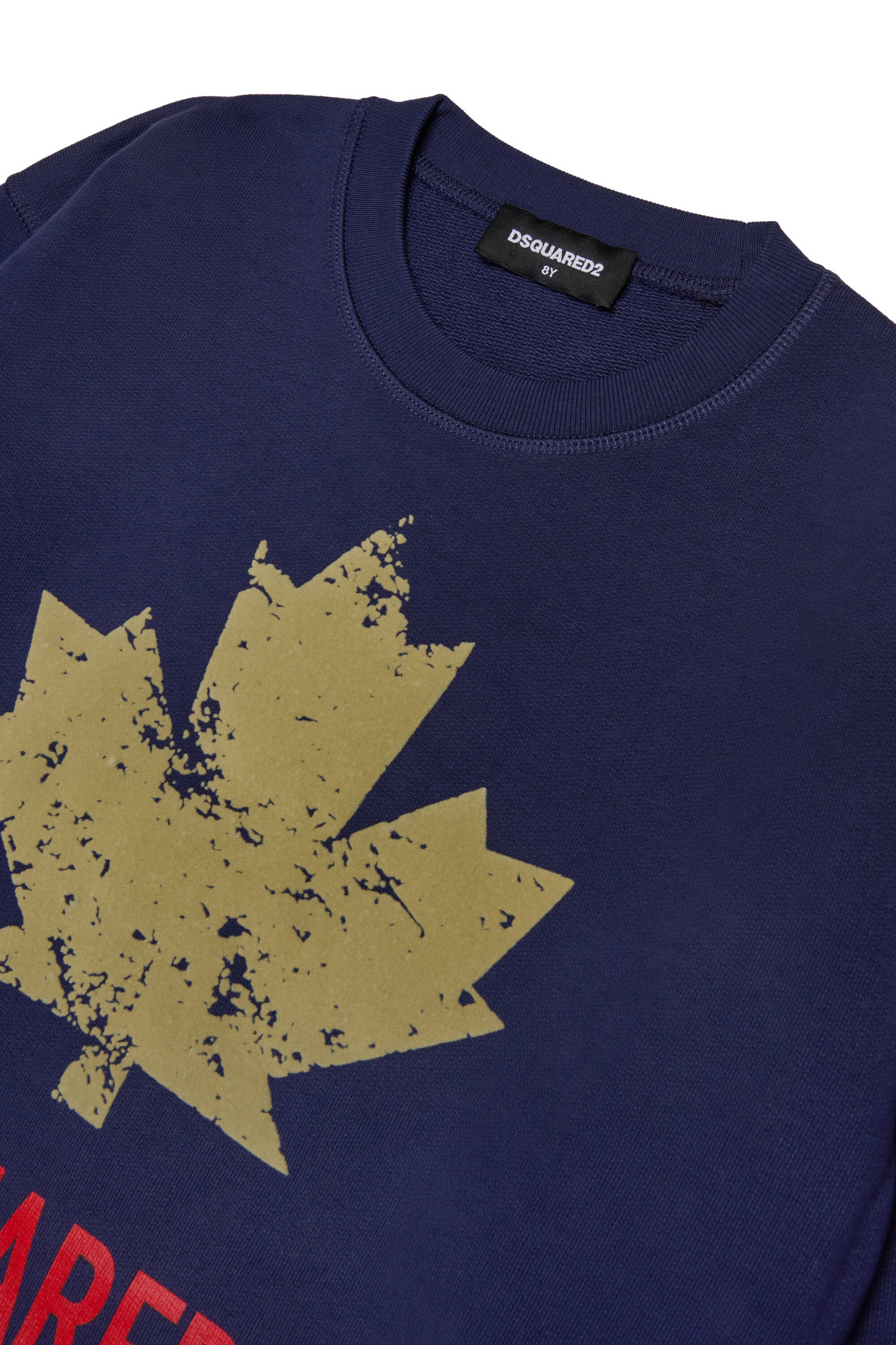 Sudadera deportiva de cuello redondo con logotipo