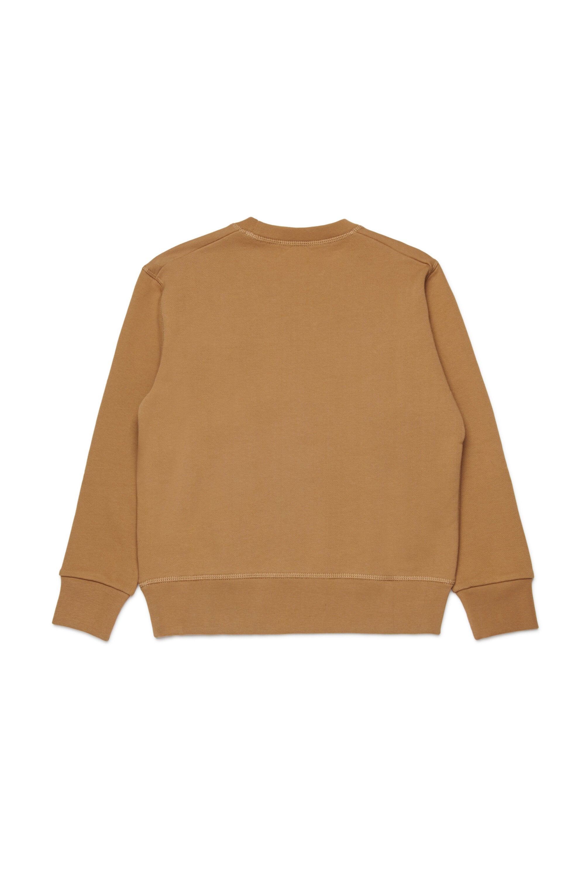 Sudadera de cuello redondo con logotipo bordado