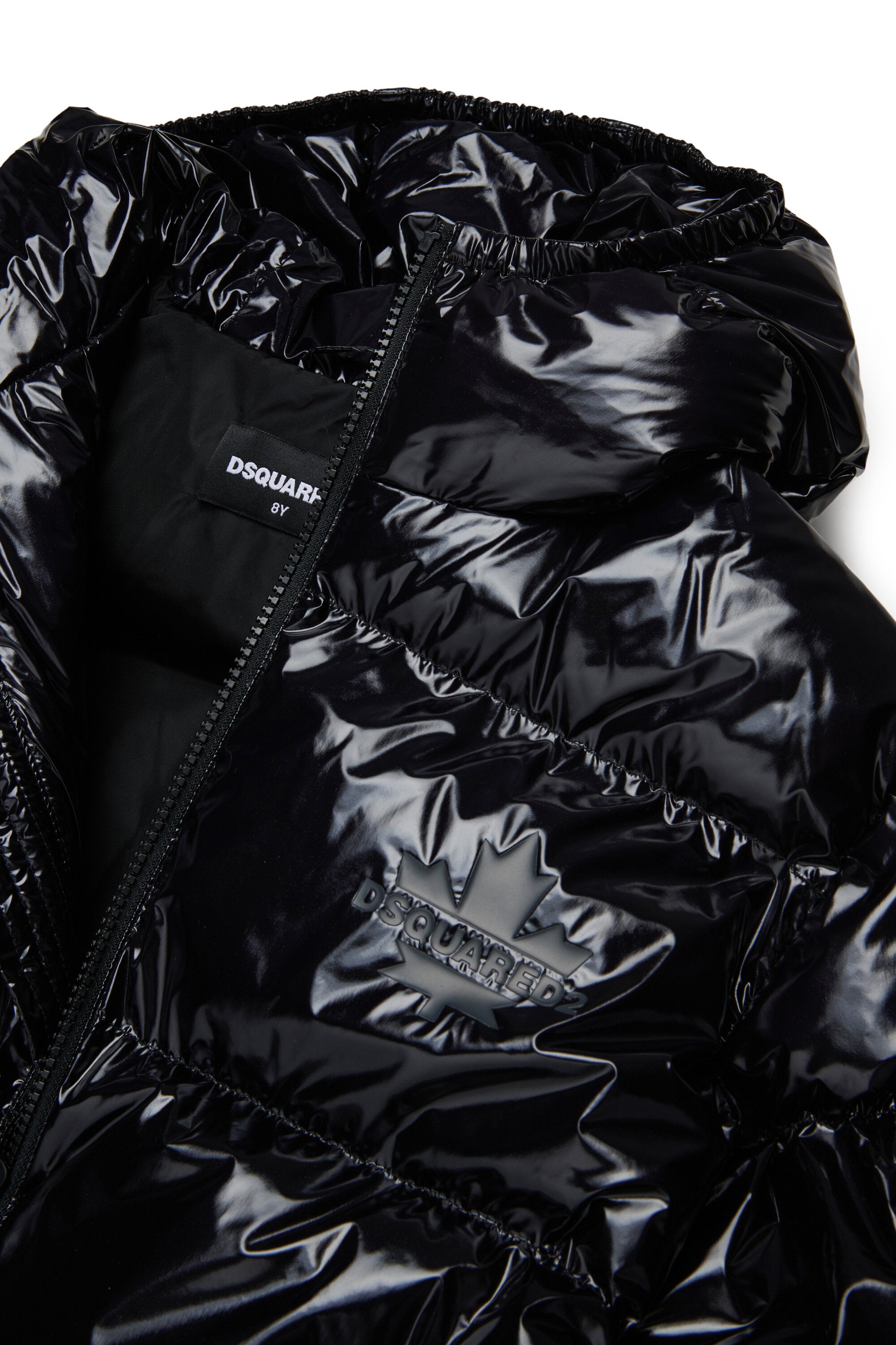 Chaqueta corta acolchada con logotipo Maple Leaf