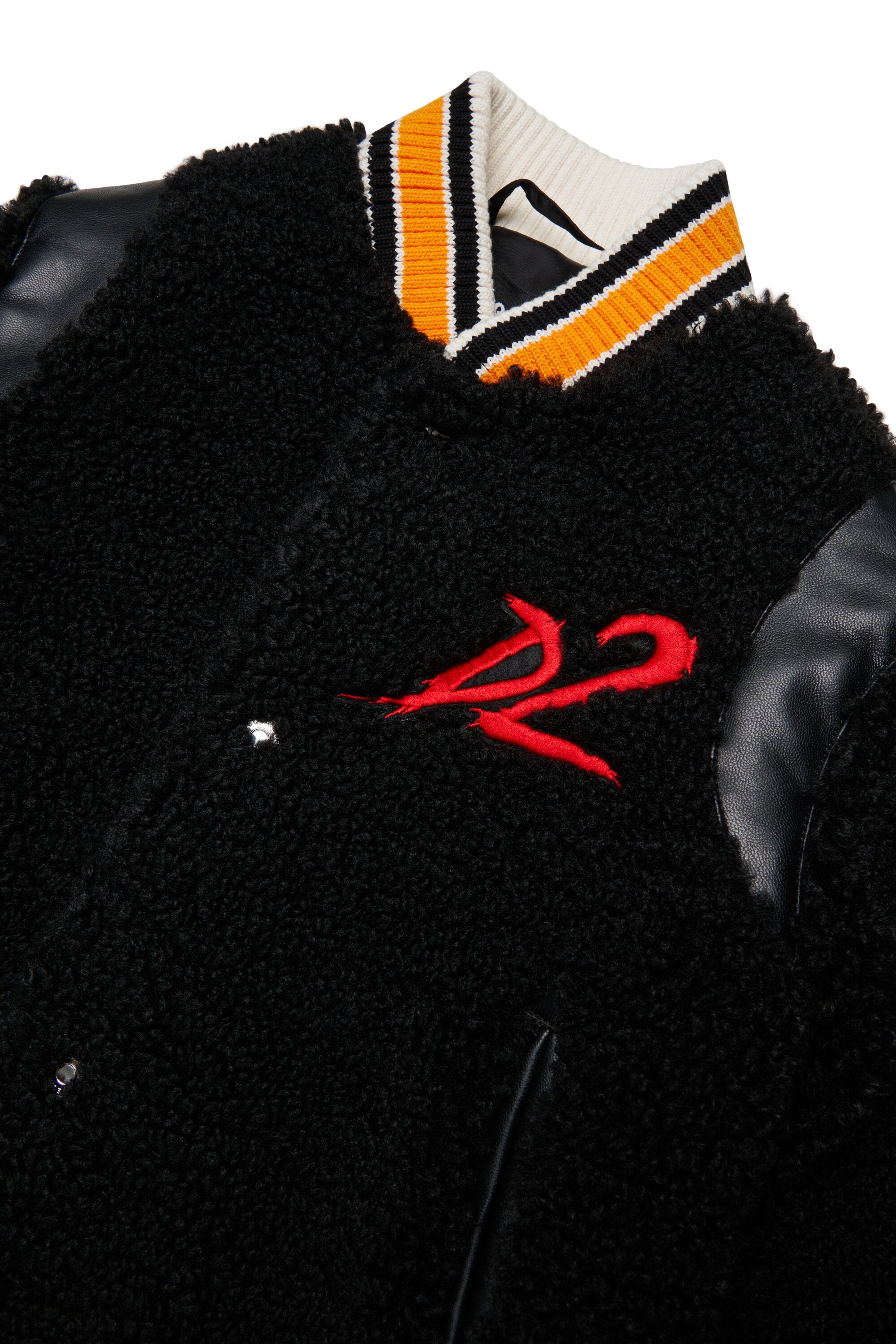 Teddy bomber jacket with Bear patch