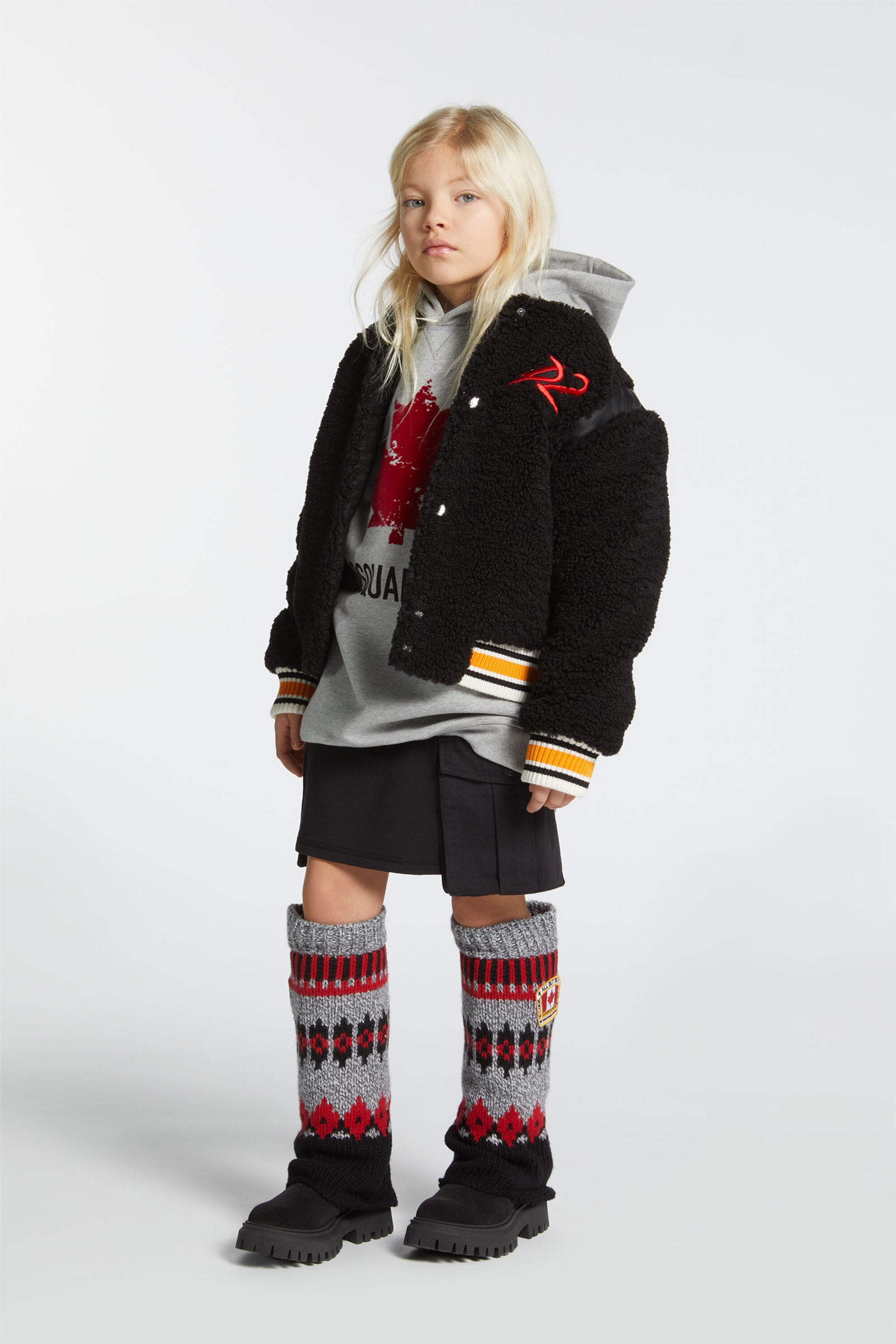 Vestido maxisuéter con logotipo Sport