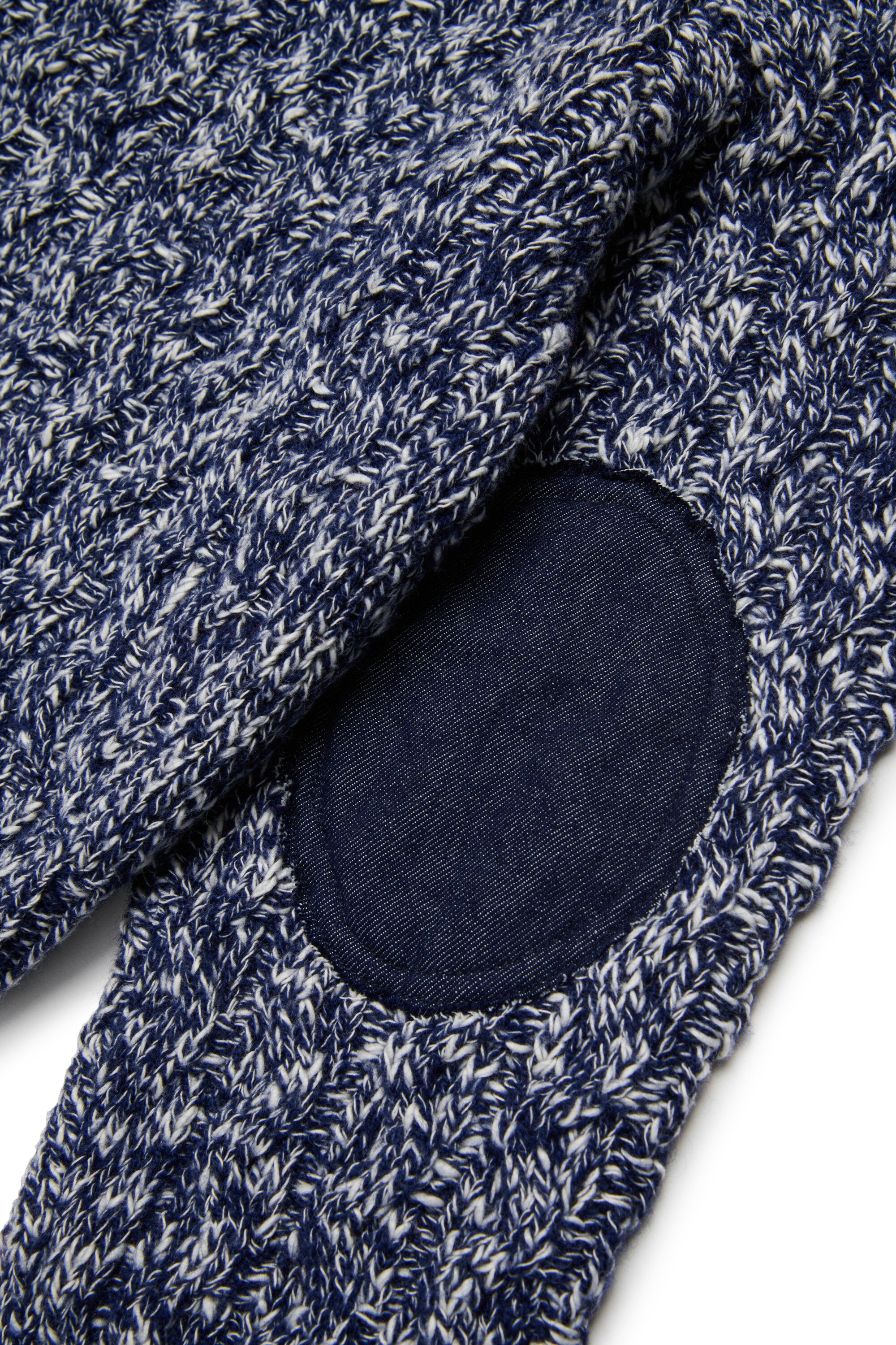 Jersey trenzado en mezcla de lana