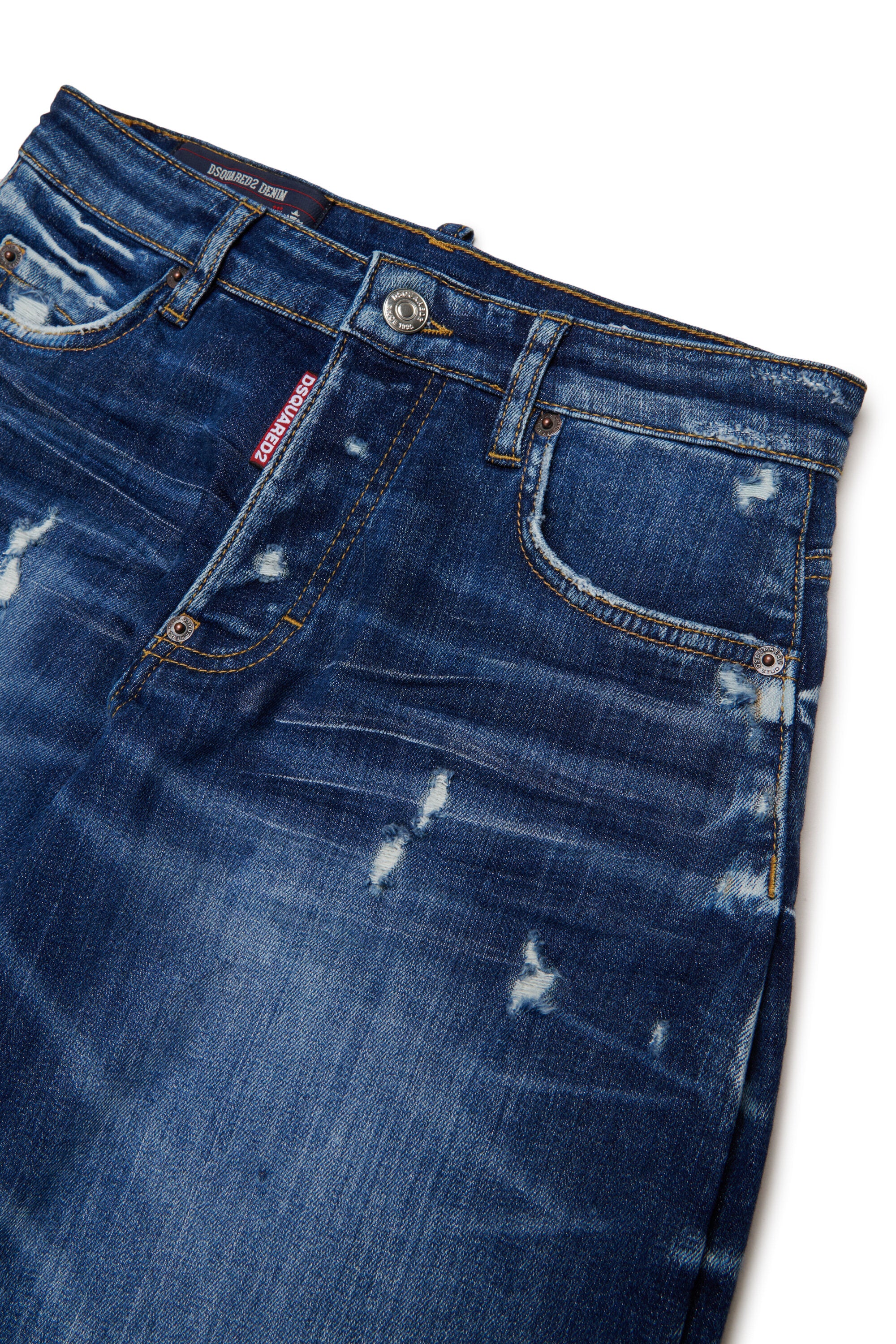Relaxed fit jeans in medium blue wash - Amelia