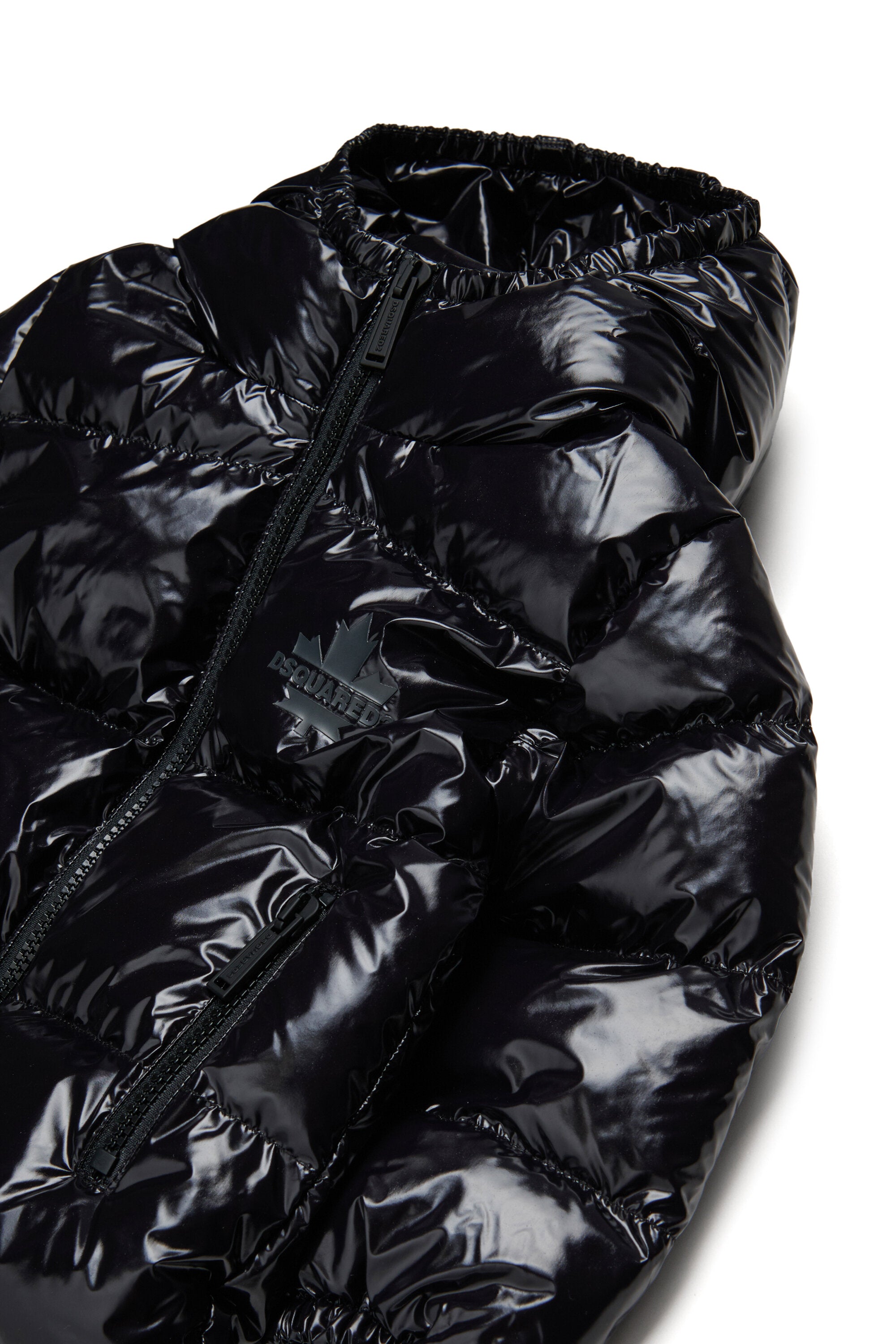 Short padded jacket with logo Maple Leaf