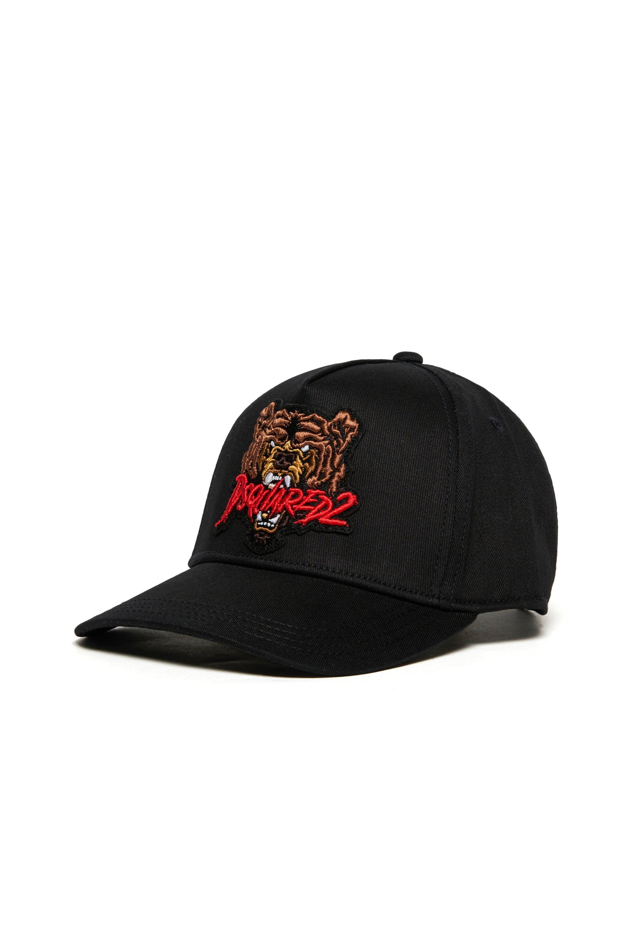 Gorra de béisbol de gabardina con parche de oso