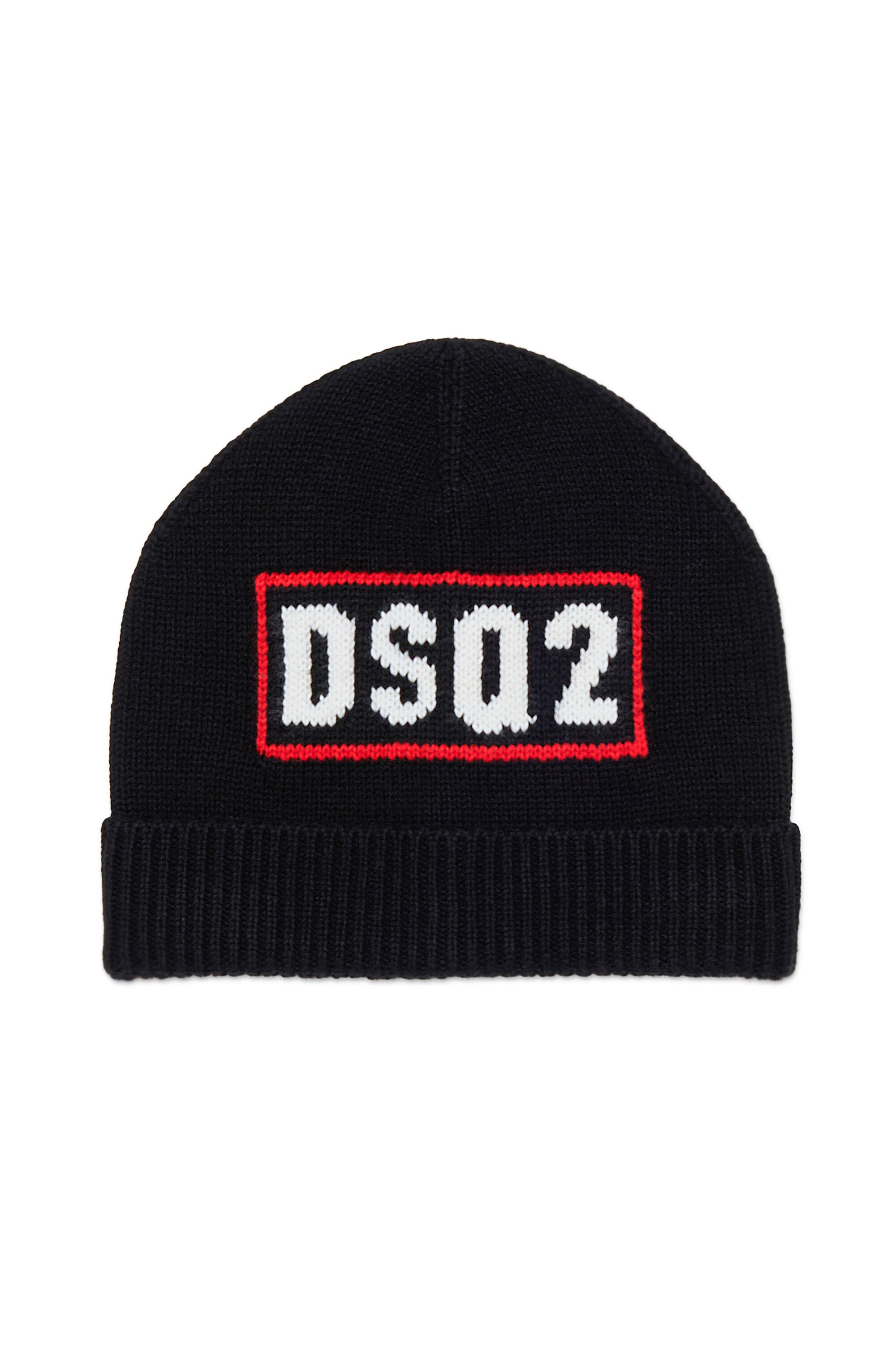 Gorro de mezcla de lana con logotipo DSQ2