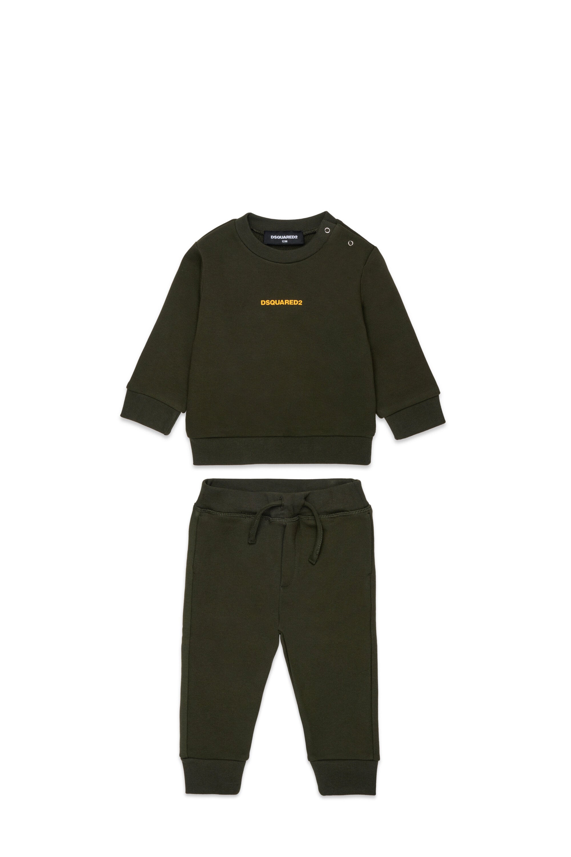 Long fleece jumpsuit with logo