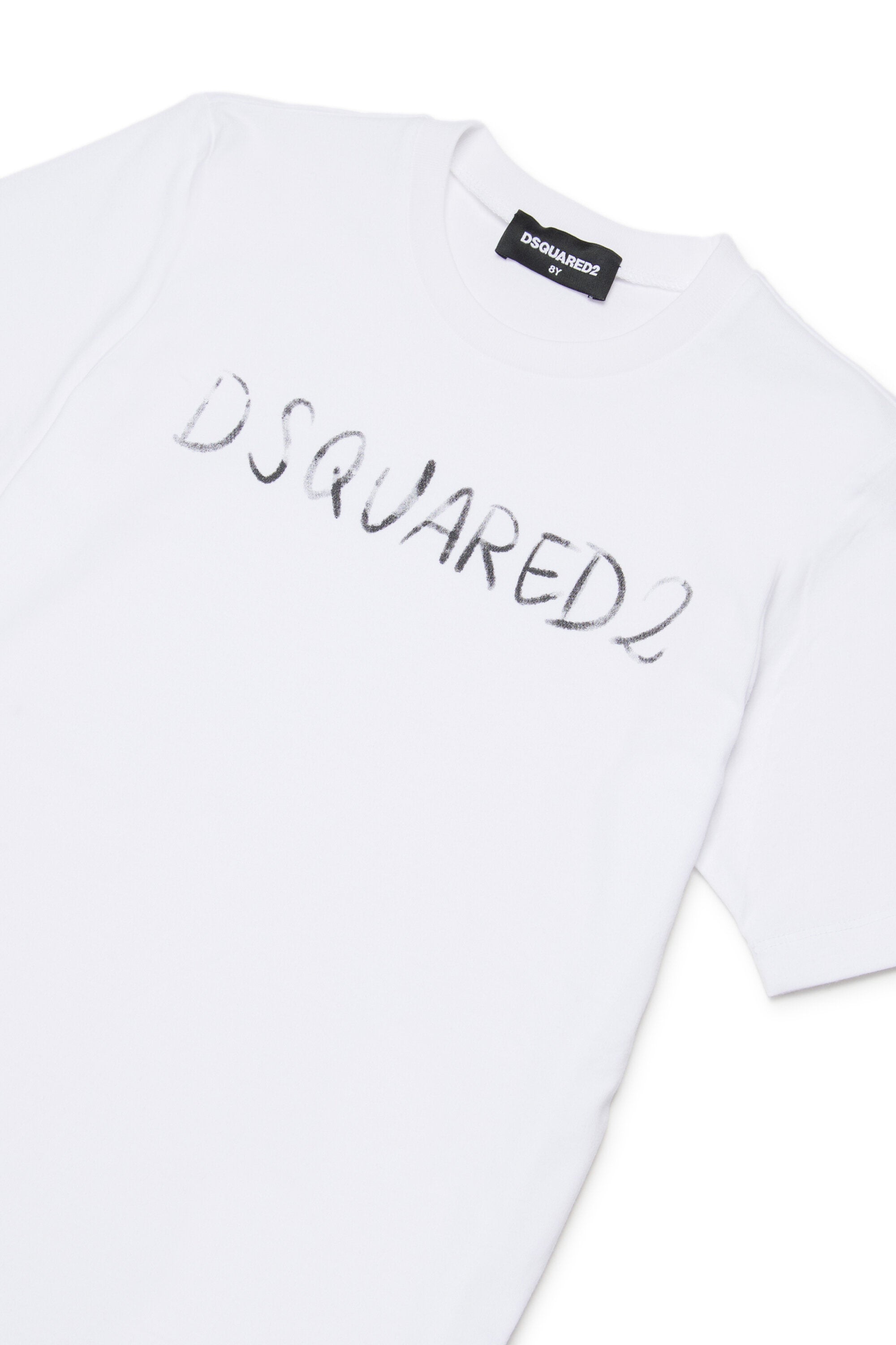 Camiseta de cuello redondo con logo