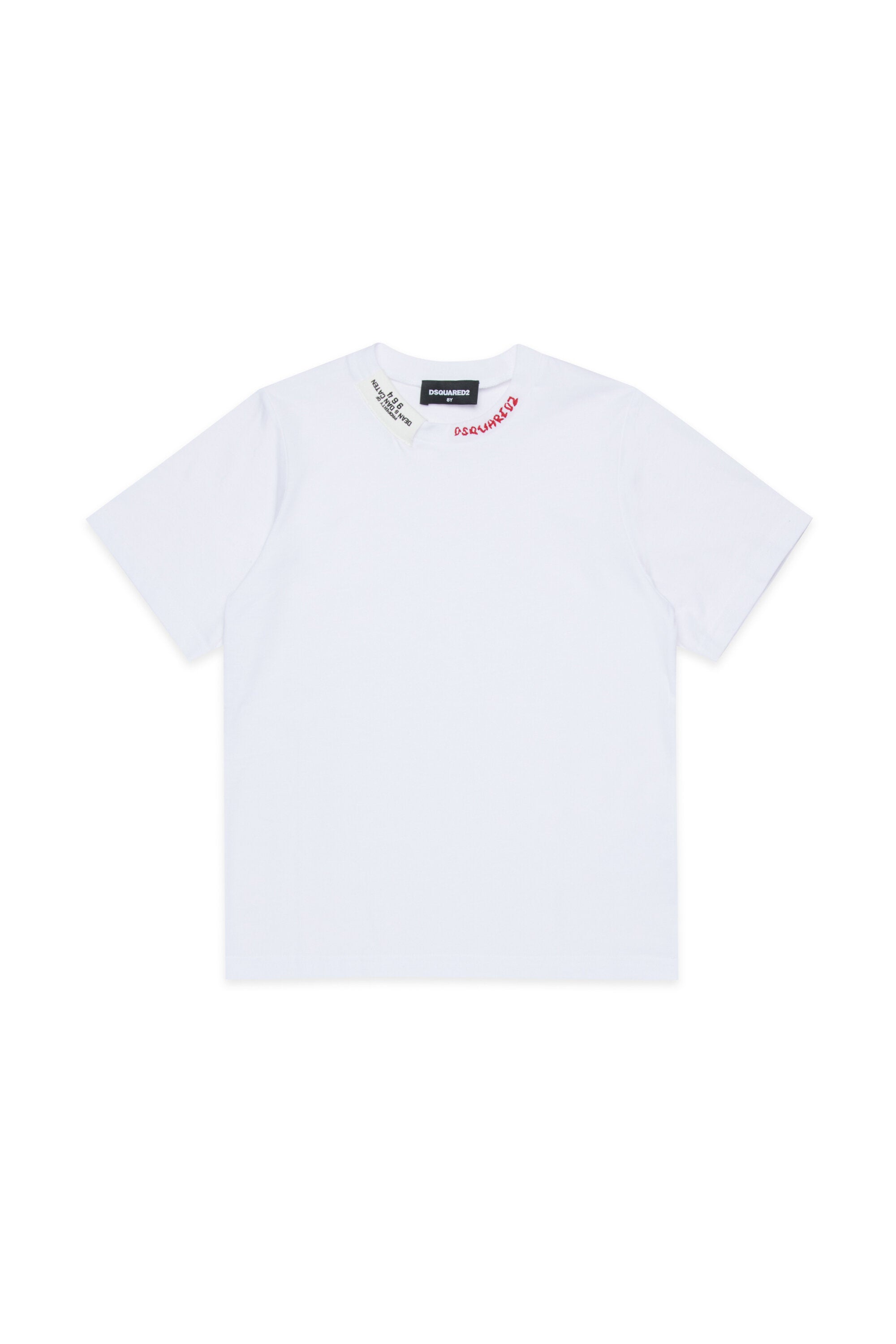 Camiseta de cuello redondo con logo