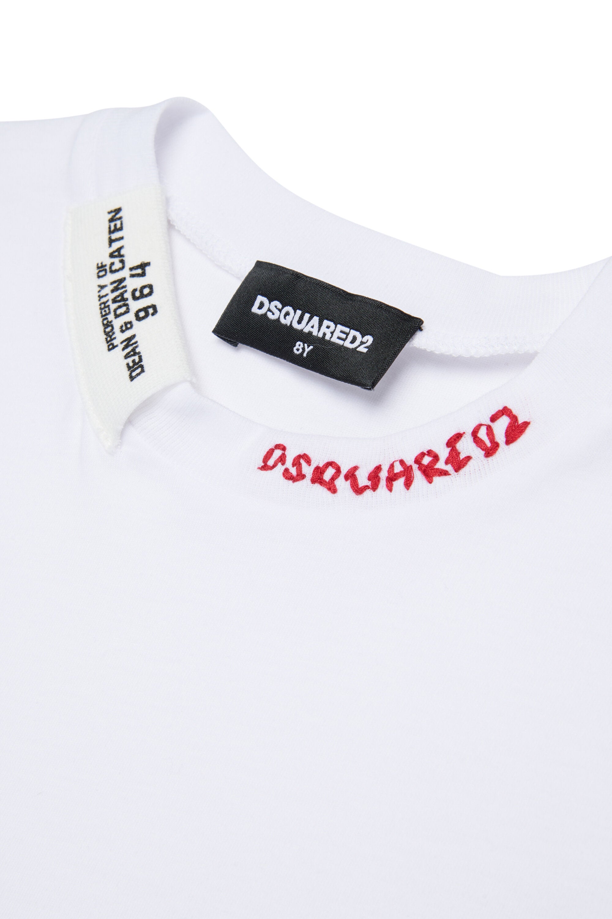 Camiseta de cuello redondo con logo