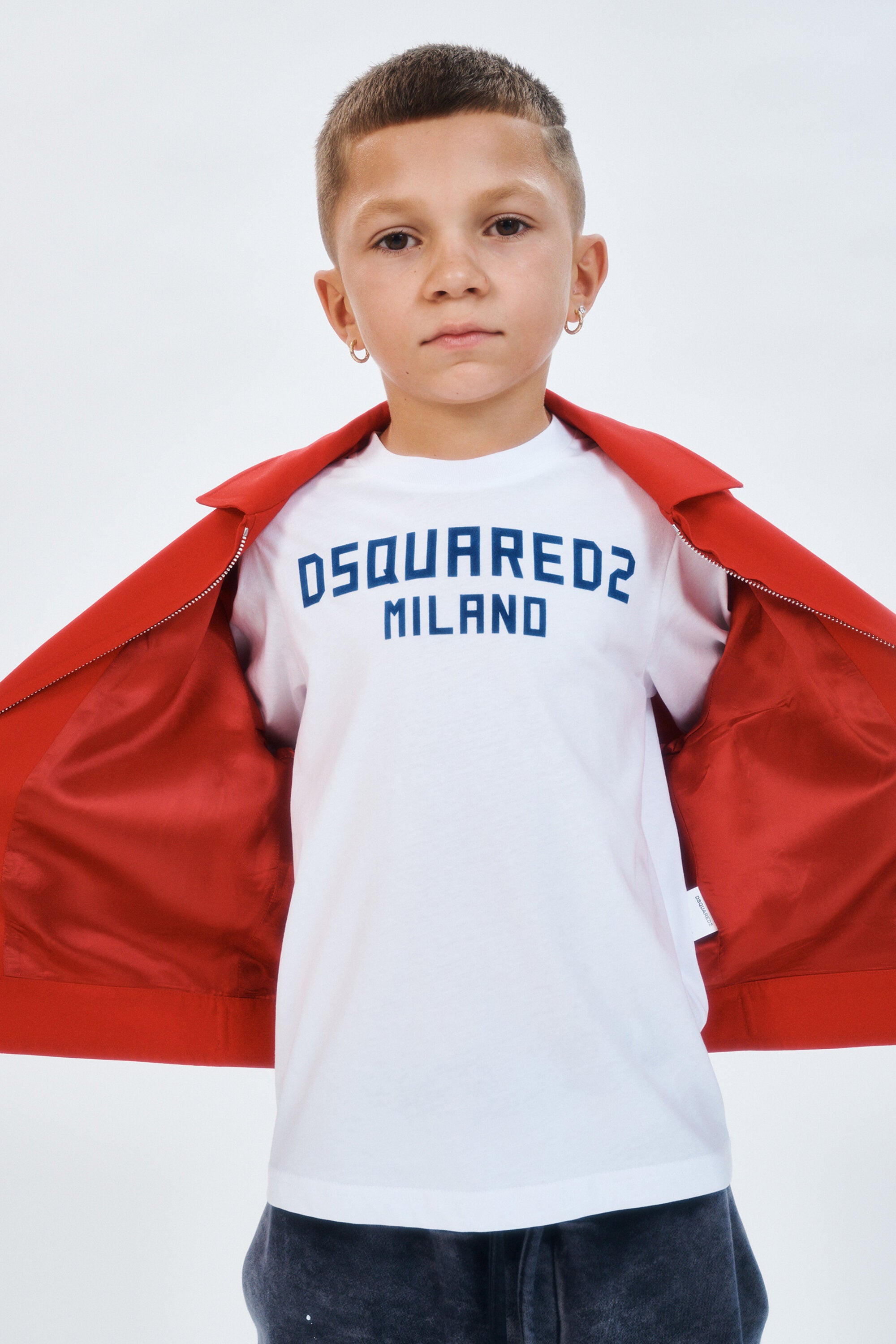 T-shirt with printed logo on the chest