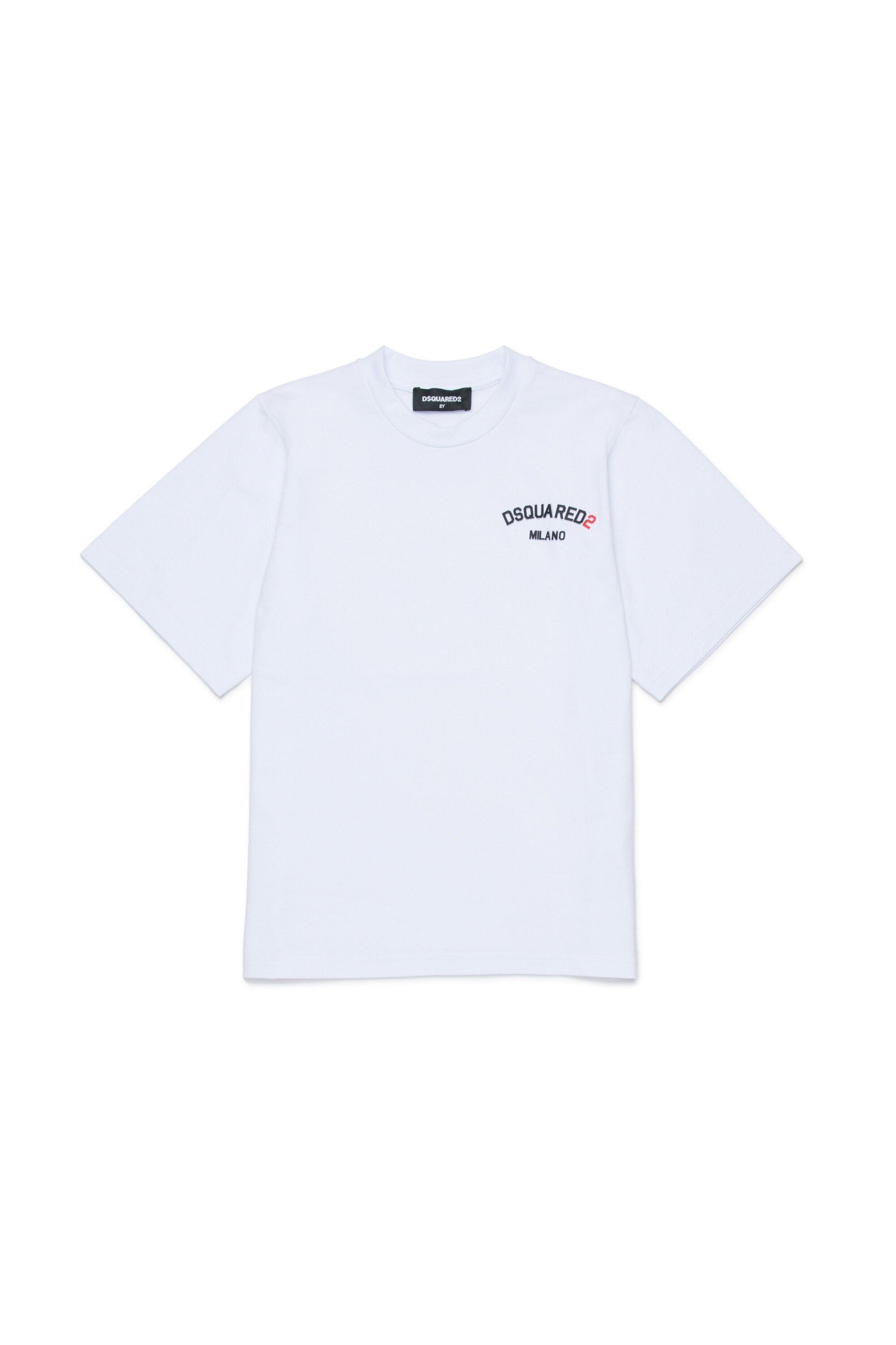 Camiseta de cuello redondo con logo