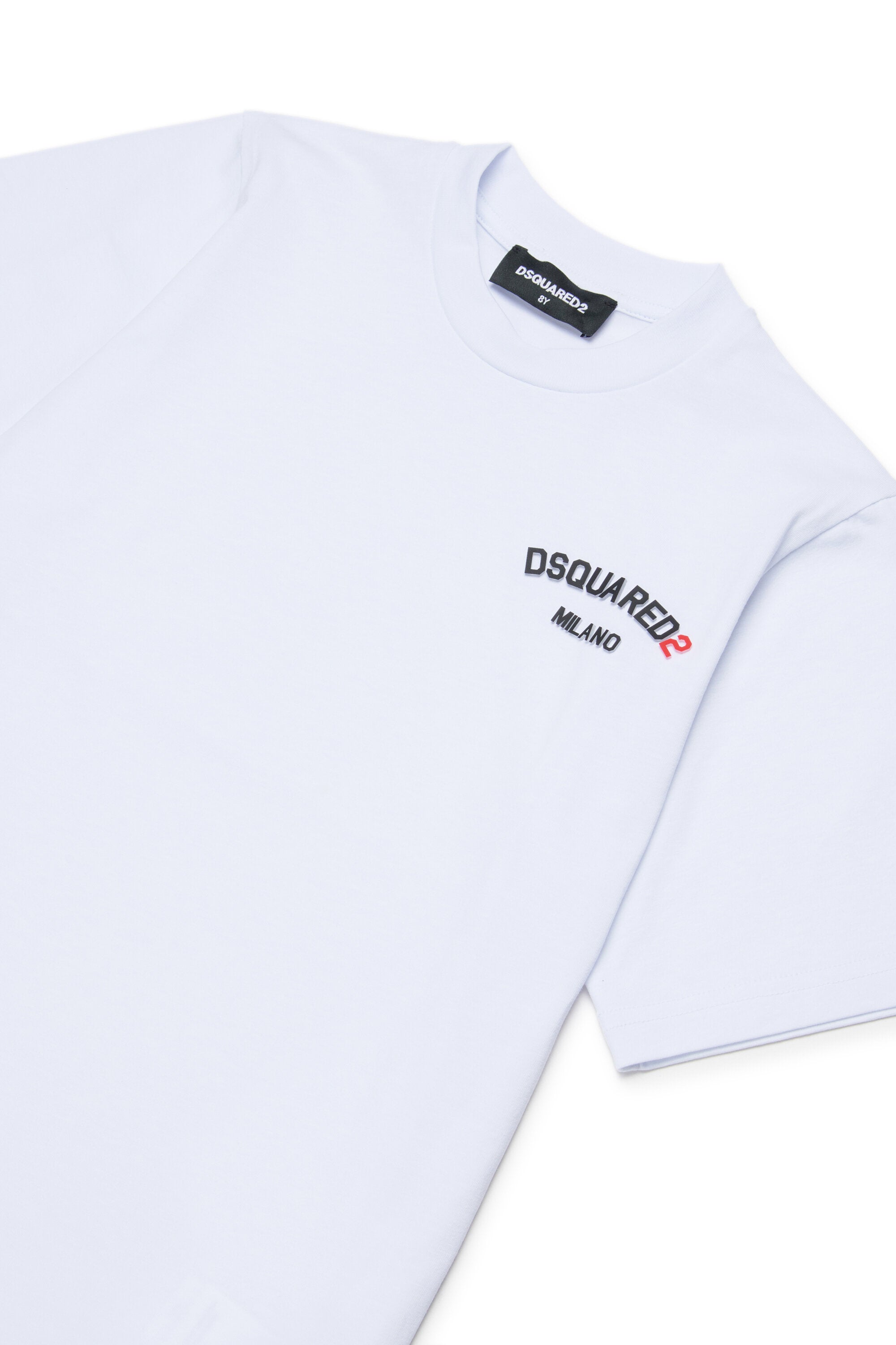 Camiseta de cuello redondo con logo