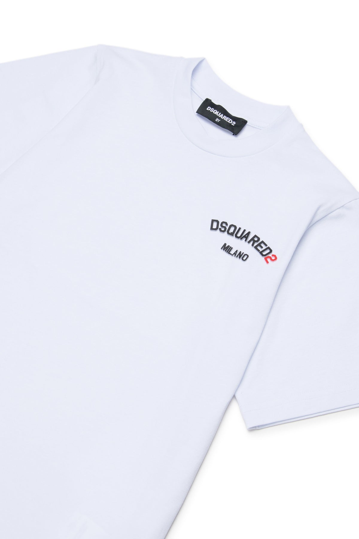 Camiseta de cuello redondo con logo