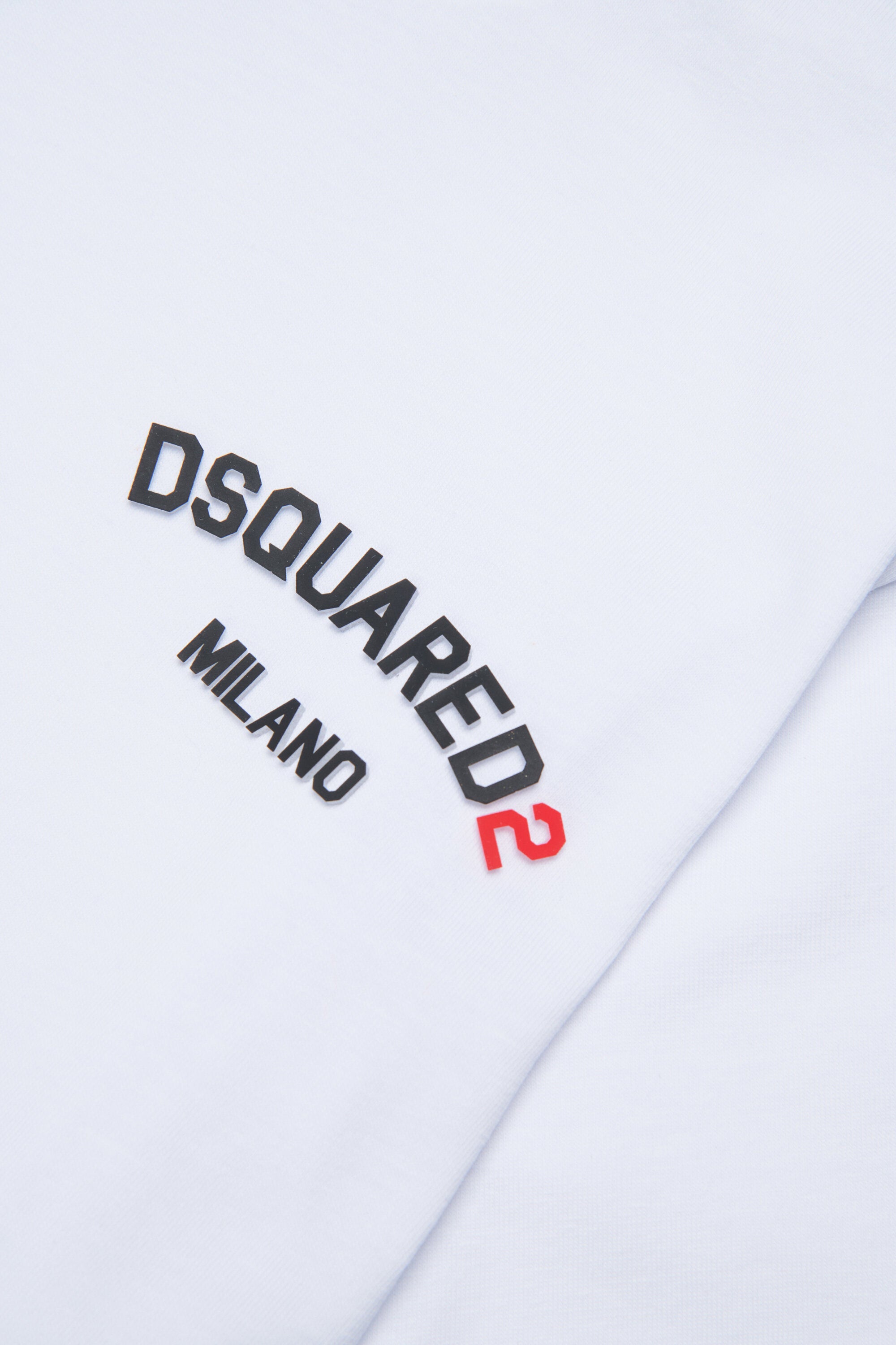 Camiseta de cuello redondo con logo